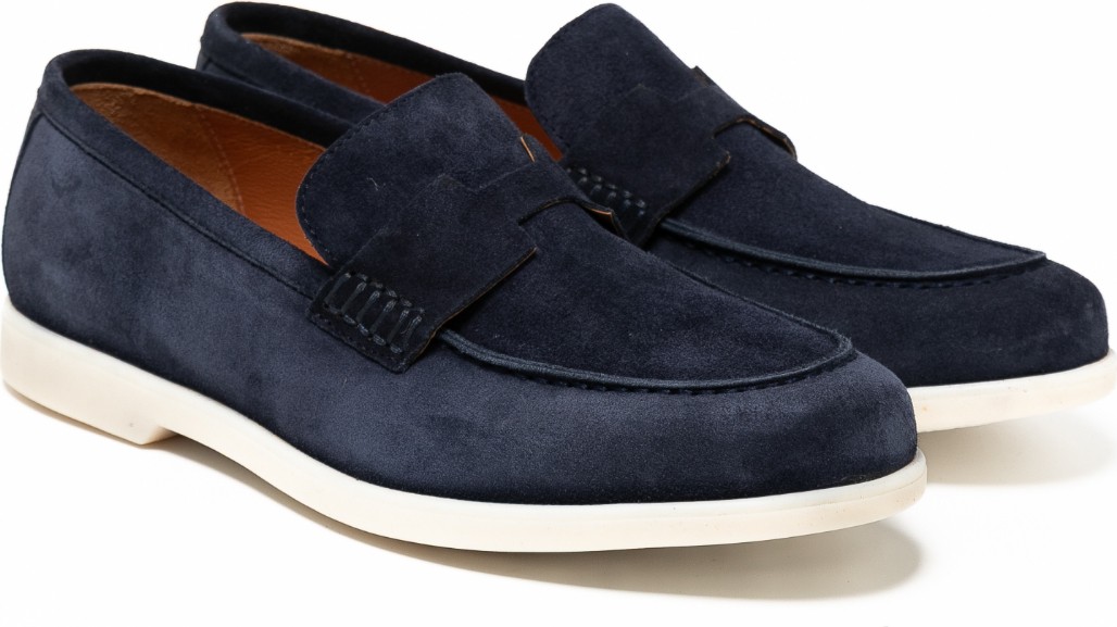 Giuseppe Mengoni Erkek Oxford ( Klasik) MO-16500A250-16500 Giuseppe Mengoni Güçlü Lacivert Süet görsel 3