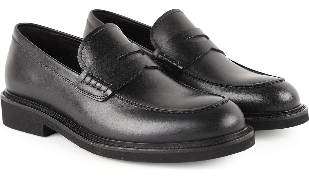 Libero LZ5009 Unisex Hakiki Deri Loafer Ayakkabı - Eva Tabanlı Klasik Model görsel 3