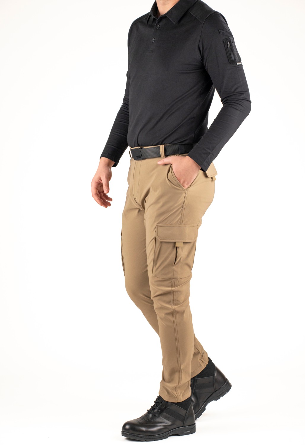 NKY Store Erkek Taktik Outdoor Kargo Pantolon, Suya Dayanıklı, Esnek ve Çok Cepli Bej Renk görsel 5