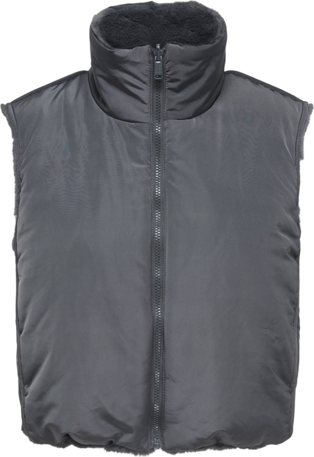 Only Kadın Onldana Faux Kürk Çift Taraflı Yelek - 15348986 görsel 5