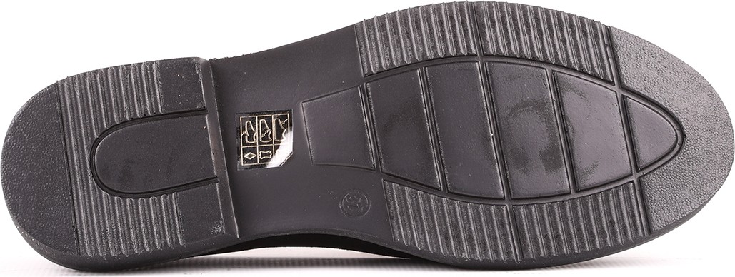 Libero L039.15104 Hakiki Süet Deri Yuvarlak Burun Metal Logo Detaylı Esnek Taban Kadın Comfort Casual Loafer Ayakkabı görsel 4