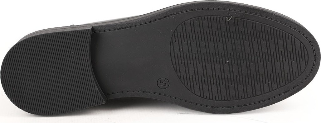 Libero L04.702 Hakiki Rugan Deri Füme Metal Tokalı Hafif Termo Light Taban Kadın Loafer Ayakkabı görsel 4