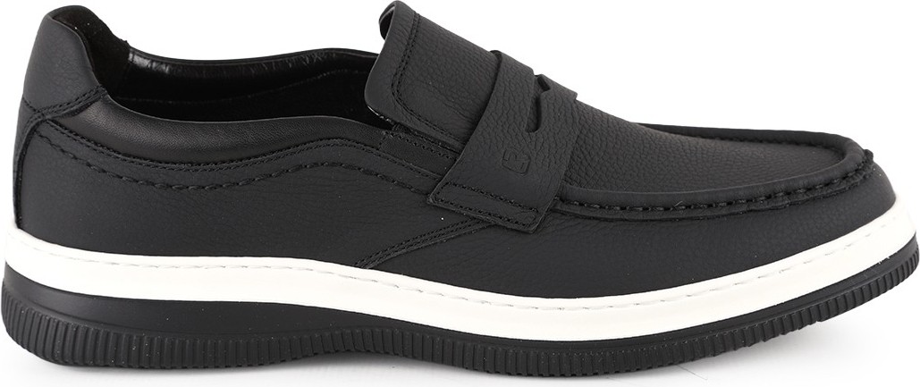 LBR Erkek Antik Deri Loafer Hafif Eva Taban Bağcıksız Günlük Casual Ayakkabı H1066 görsel 2