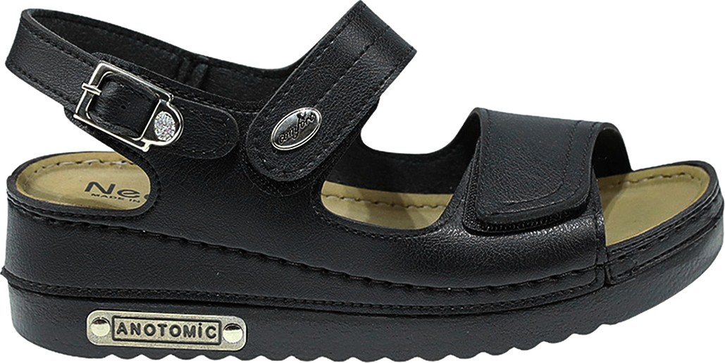 Neon Shoes Arini Günlük Çift Cırt Cırtlı Anatomik Ortopedik Taban Kadın Outdoor Yürüyüş Sandalet görsel 4