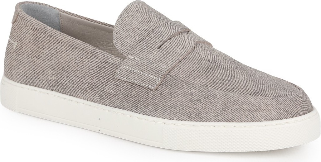 Libero L5877 Erkek Hakiki Baskılı Süet Hafif Eva Taban Casual Loafer Ayakkabı