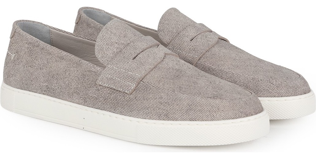 Libero L5877 Erkek Hakiki Baskılı Süet Hafif Eva Taban Casual Loafer Ayakkabı görsel 3
