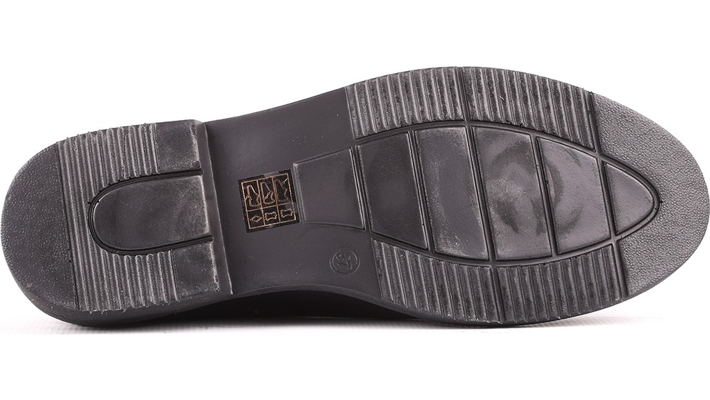 Libero L039.15104 Hakiki Deri Yuvarlak Burun Metal Logo Detaylı Esnek Taban Kadın Comfort Casual Loafer Ayakkabı görsel 4