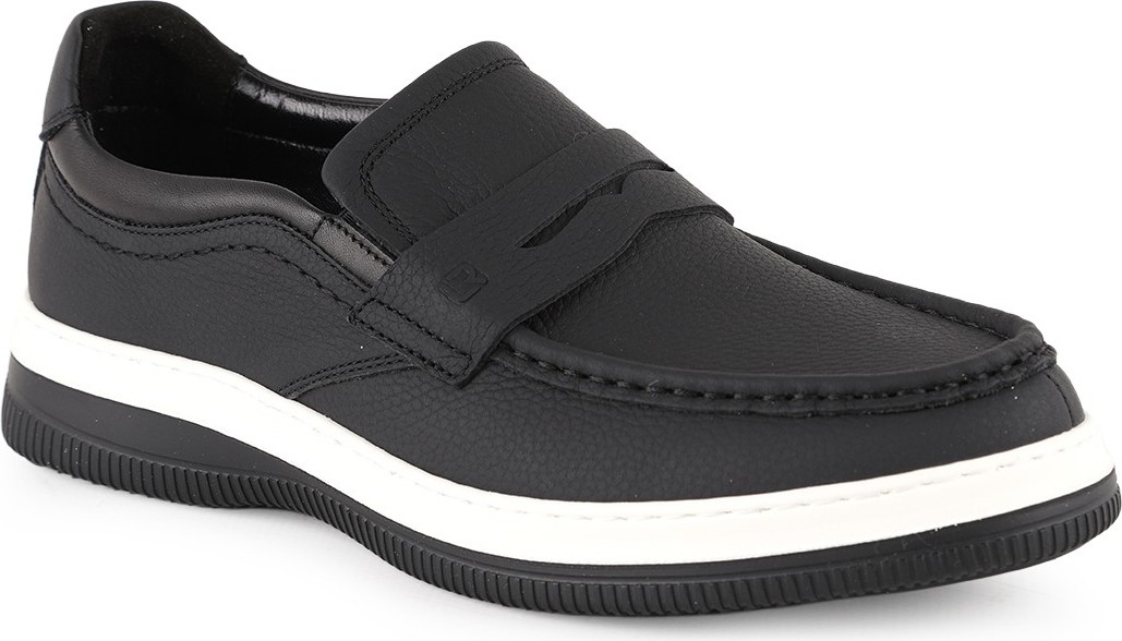 LBR Erkek Antik Deri Loafer Hafif Eva Taban Bağcıksız Günlük Casual Ayakkabı H1066