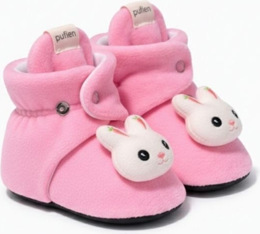 Empressco Bebek Pandufu, Peluş Oyuncaklı Bebek Ev Ayakkabısı, Kaydırmaz Tabanlı, 100% Pamuk Astarlı - Fiyatı, Yorumları