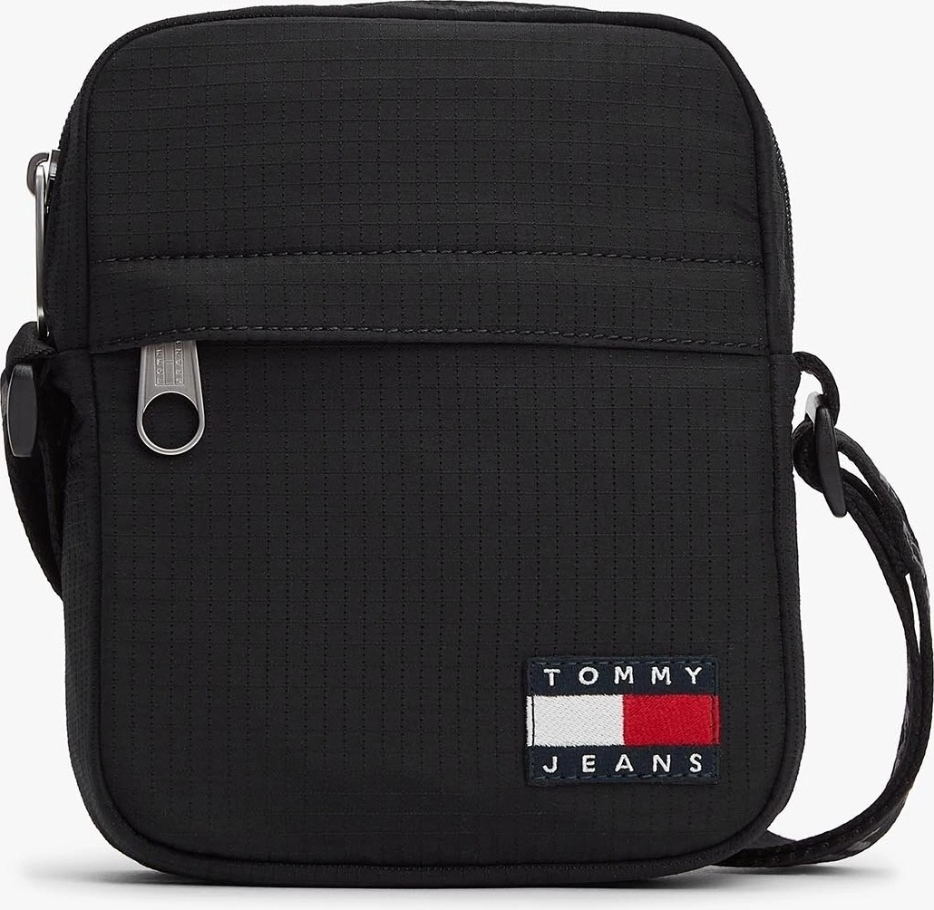 Tommy Hilfiger Erkek Tjm Essential Daily Ripstop Çapraz Askılı Çanta Siyah Renkli Şık Tasarım