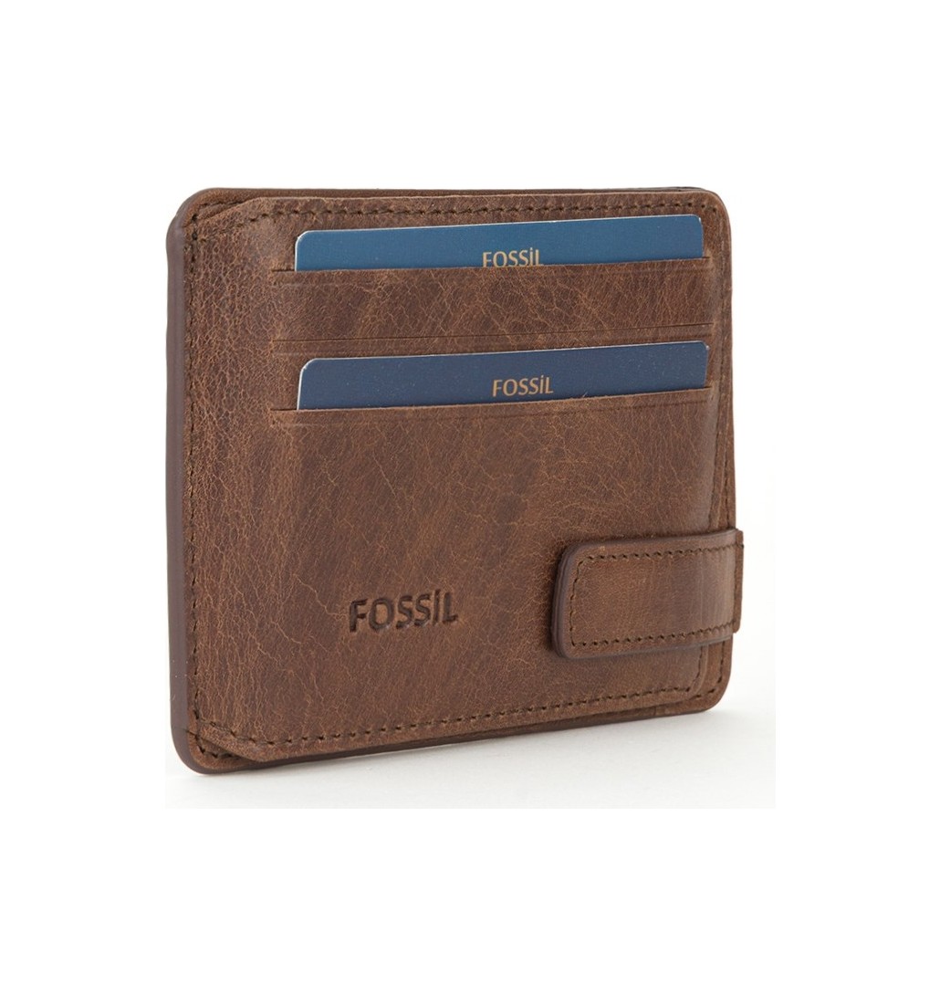 Fossil %100 Hakiki Deri El Portföyü Kartlık görsel 2
