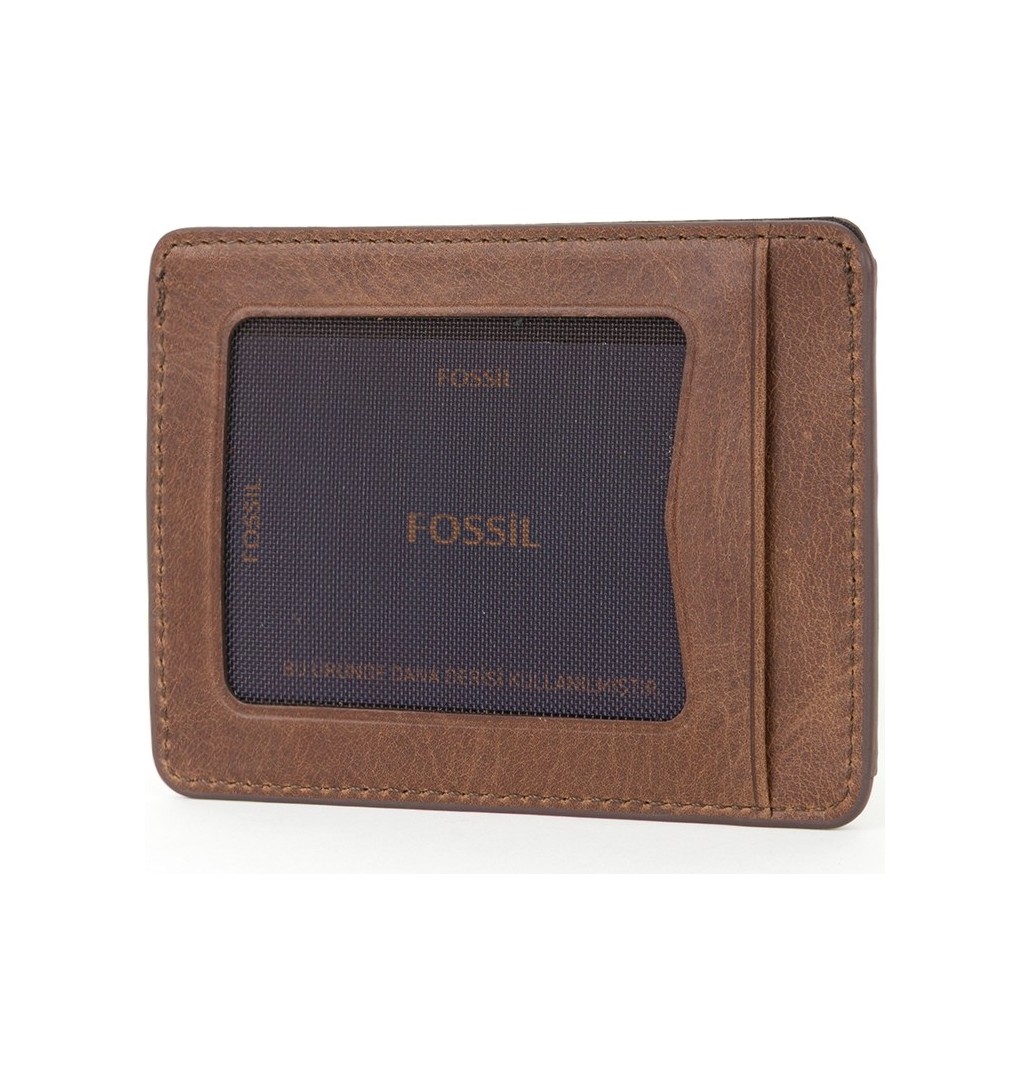 Fossil %100 Hakiki Deri El Portföyü Kartlık görsel 3