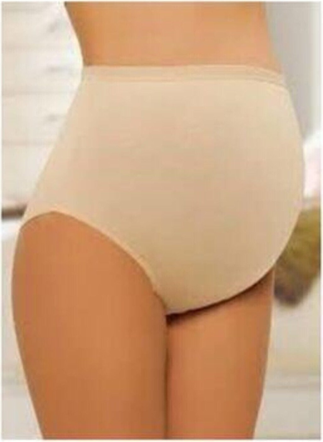 Bonbonetti Chocolate Baby&Kids Kadın 3'lü Ten Yüksel Bel Pamuklu Hamile Lohusa Külot 540