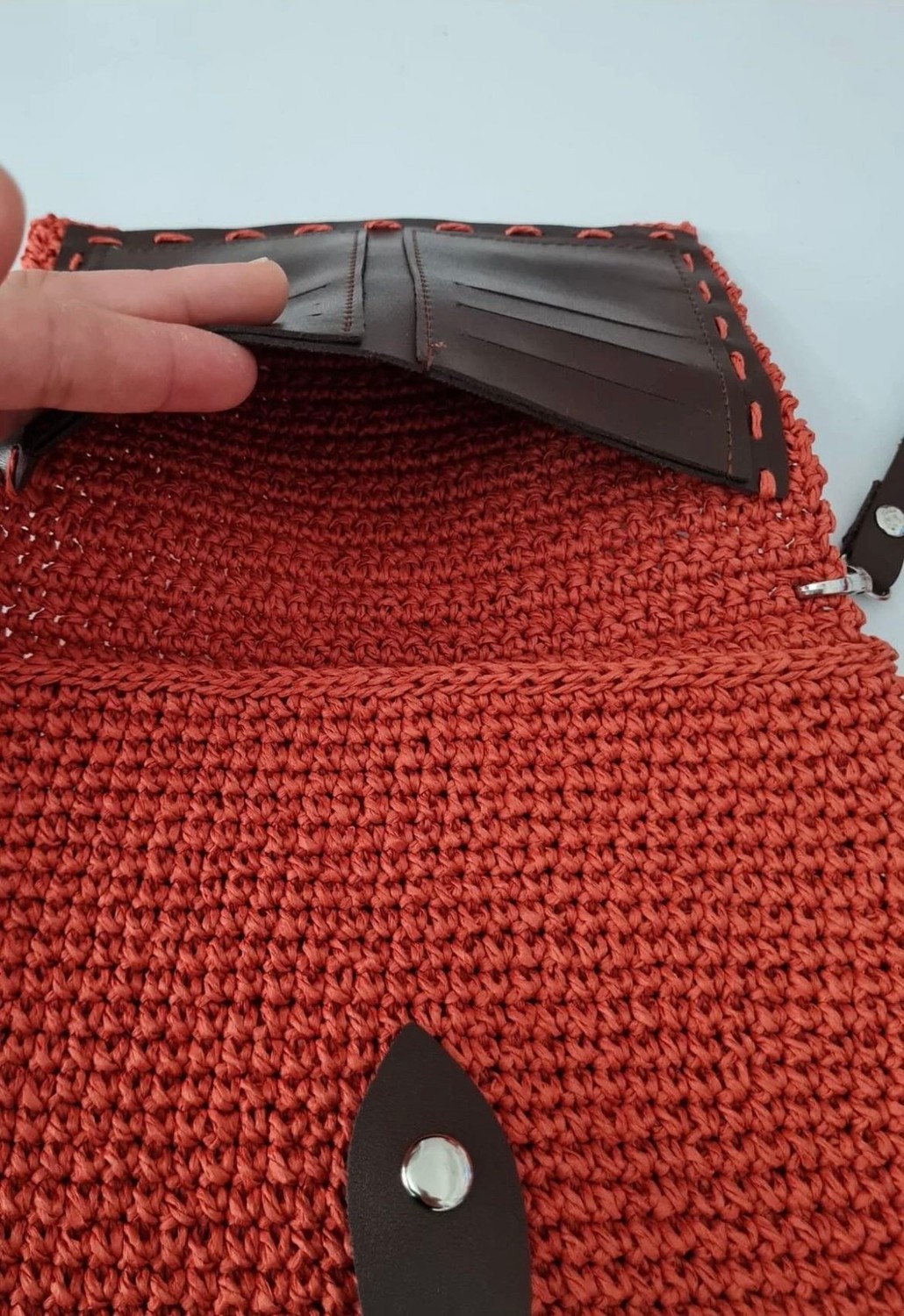 Nisa Baby El Yapımı Cüzdanlı Clutch Çanta görsel 3