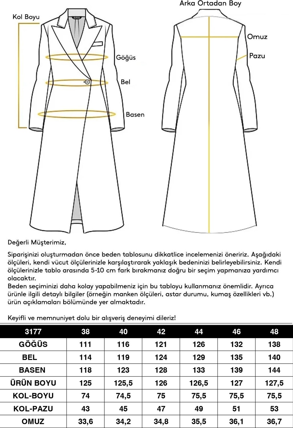 Olcay Dik Yaka Pat Detaylı Oversize Kaban Bej Melanj 3177 görsel 8