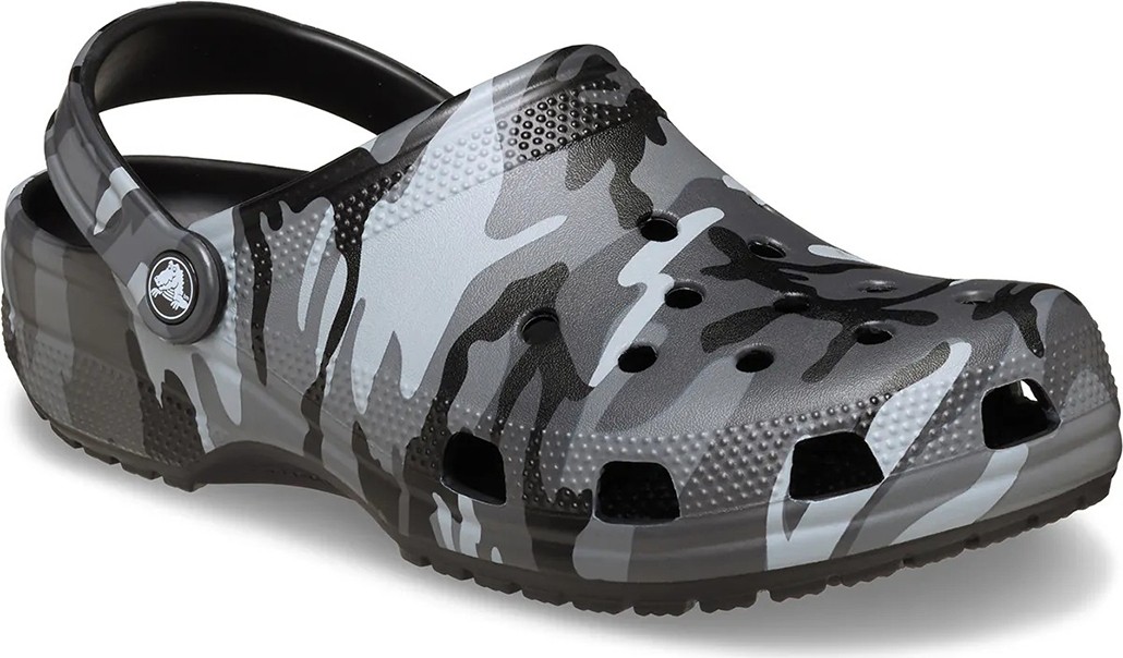 Crocs Classic Camouflage Clog Erkek Siyah Terlik görsel 2