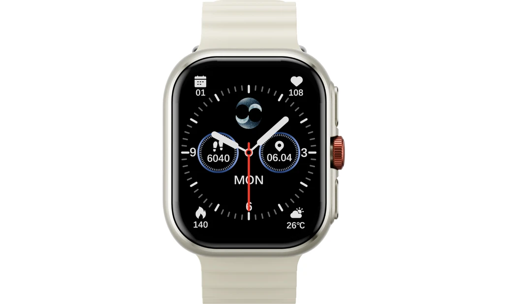 Resim Havit M9068 Akıllı Saat 2.01” Amoled, Metal Kasa, Bluetooth 5.4, IP68 Su Geçirmezlik 