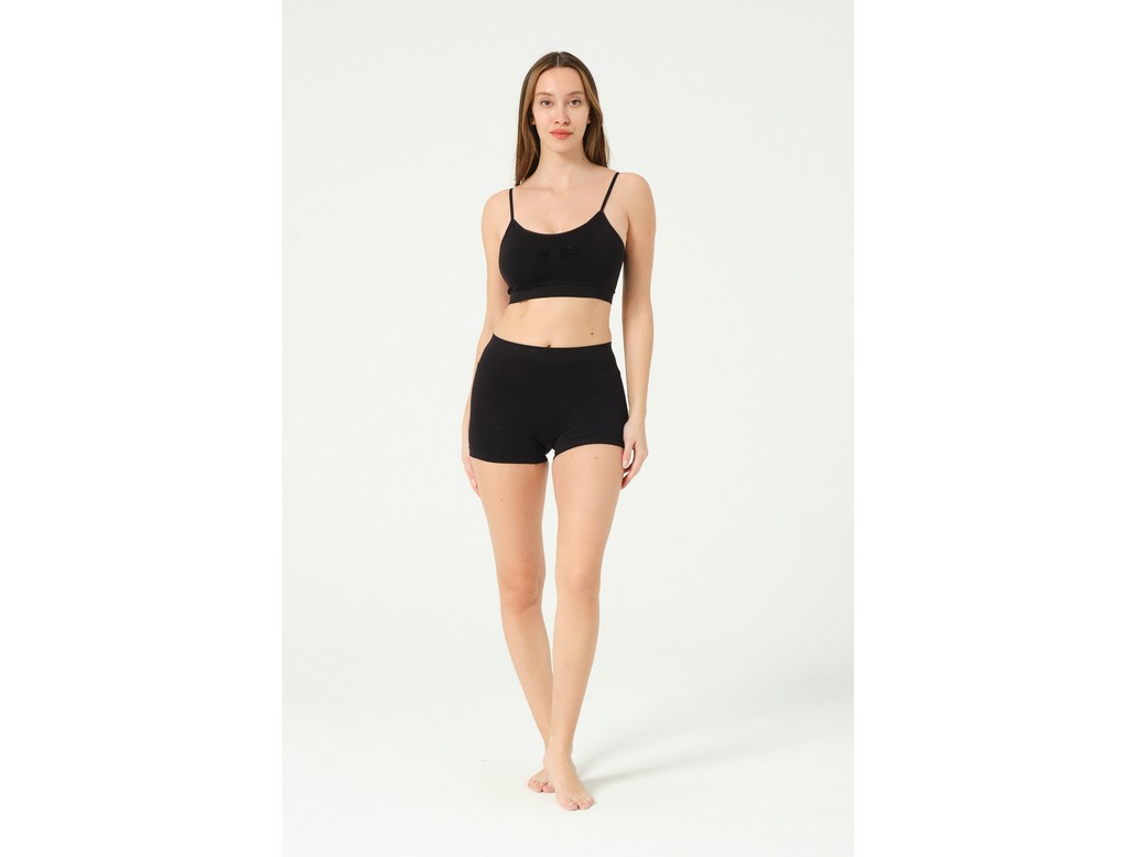 Forever More 3'lü Kadın Dikişsiz Basic Boxer görsel 3