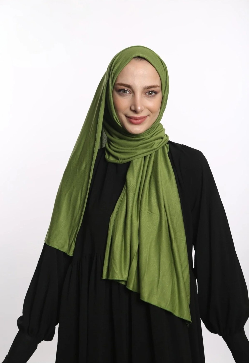 Samara Scarf Luxury Penye Şal - Kadın Tesettür Jersey Hijab Lycra Shawl görsel 8