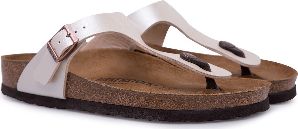 Birkenstock Gizeh Bf Kadın Ekru Terlik görsel 2
