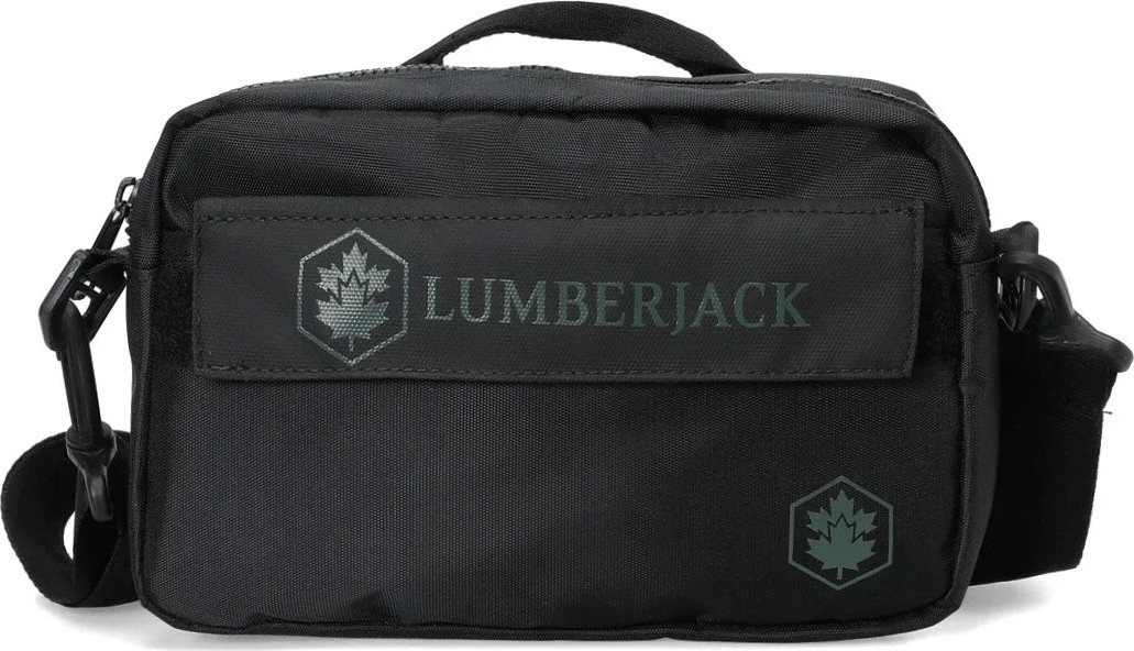 Lumberjack Çapraz Çanta Unisex Siyah Raın Cprz