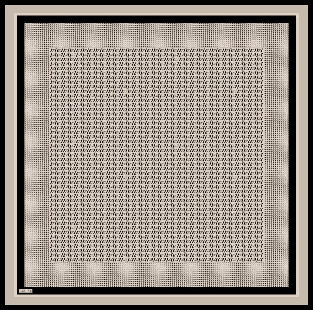 Armine Saf Ipek Twill Eşarp 9502D 03 görsel 5