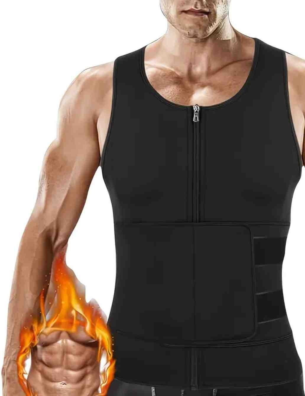 Ankaflex Premium Neopren Erkek Vücut Şekillendirici Korse Terleme Sporcu Sauna Korse görsel 8