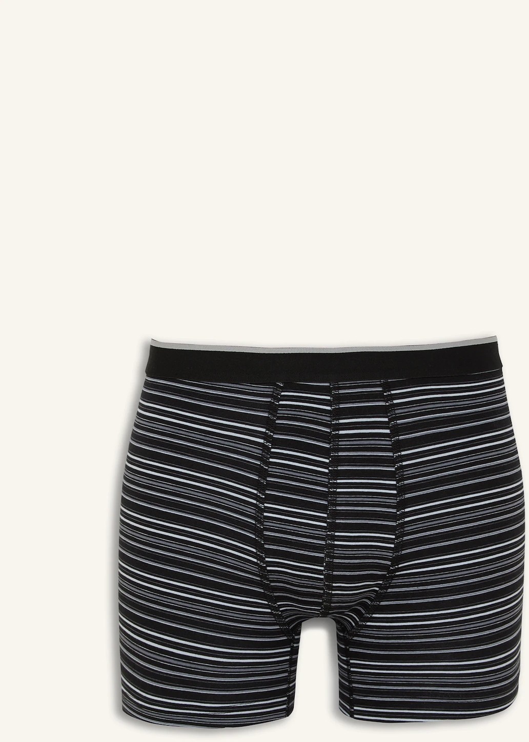 DeFacto Regular Fit Çizgili ve Düz 2'li Boxer I4019AX26AU görsel 6