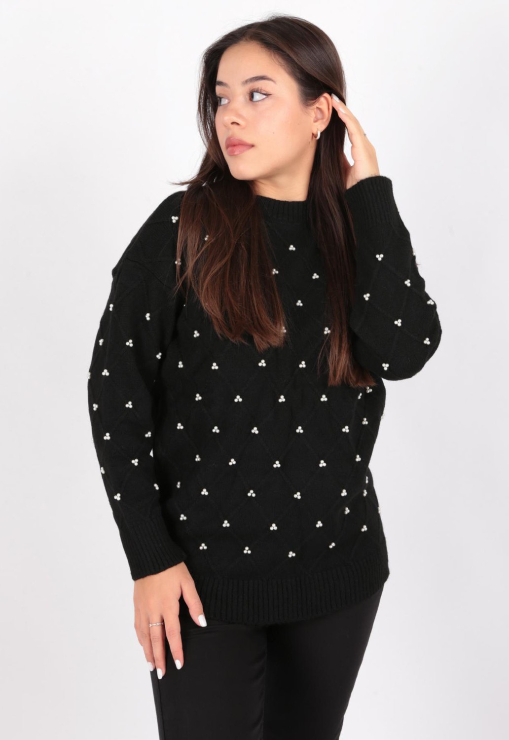 Fashion Friends 24K0348K1 Kadın Incili Tunik