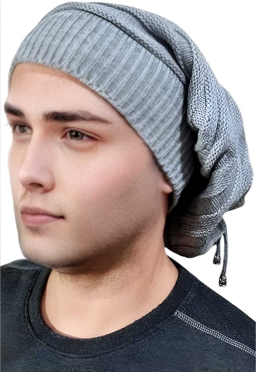 Uniquetrenders 2'li Erkek Kışlık Triko Örgü Bere ve Boyunluk görsel 3