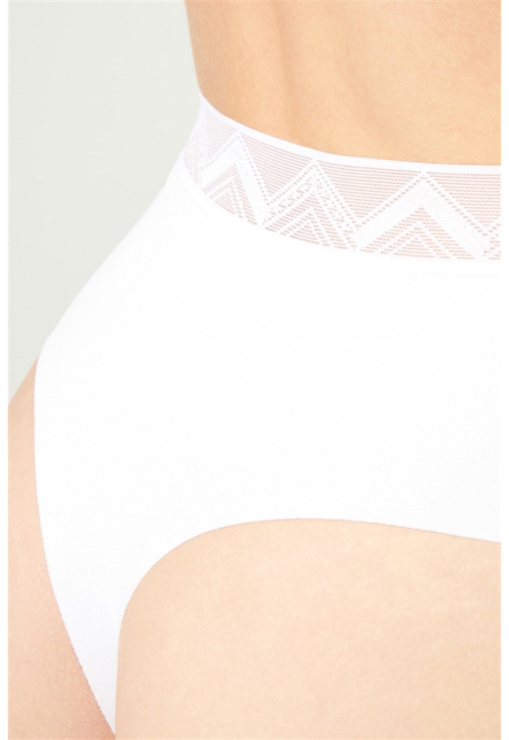 Cottonhill Basic Yüksek Bel Lazer Kesim Tanga Külot 5'li Paket - 2 görsel 3
