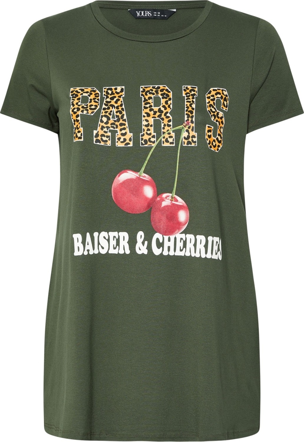 Stil Diva Büyük Beden Bisiklet Yaka Kısa Kollu Parlak Baskılı T-Shirt 304175 görsel 6