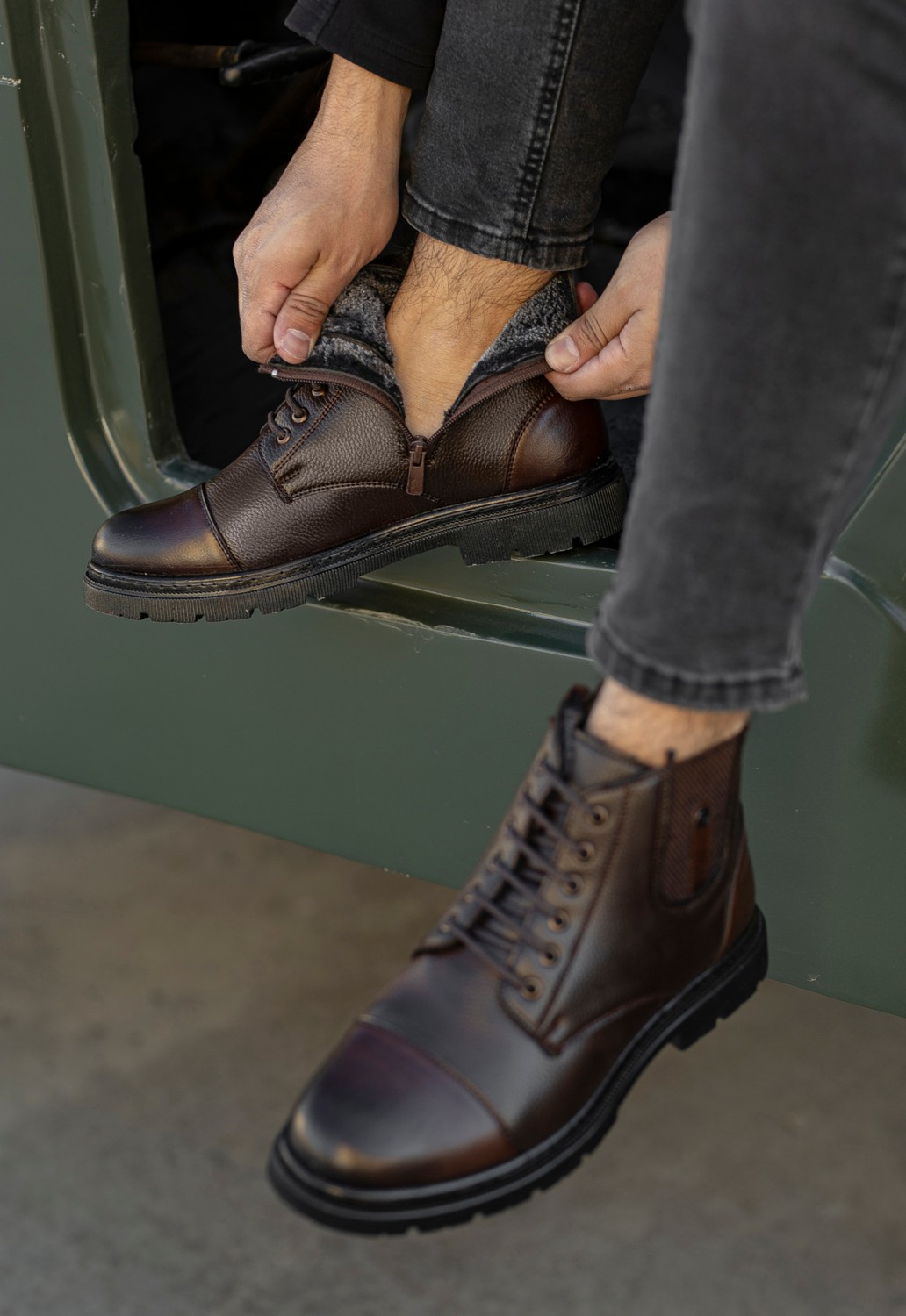 Daxtors Darko Su ve Soğuk Geçirmez Içi Kürklü Unisex 36-46 Büyük Numara Mevcut Bot görsel 2