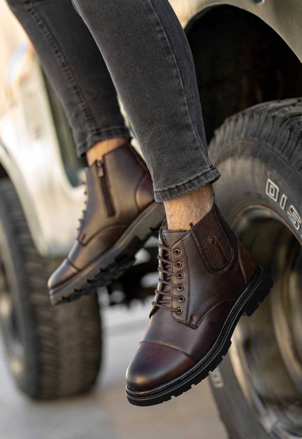 Daxtors Darko Su ve Soğuk Geçirmez Içi Kürklü Unisex 36-46 Büyük Numara Mevcut Bot görsel 3