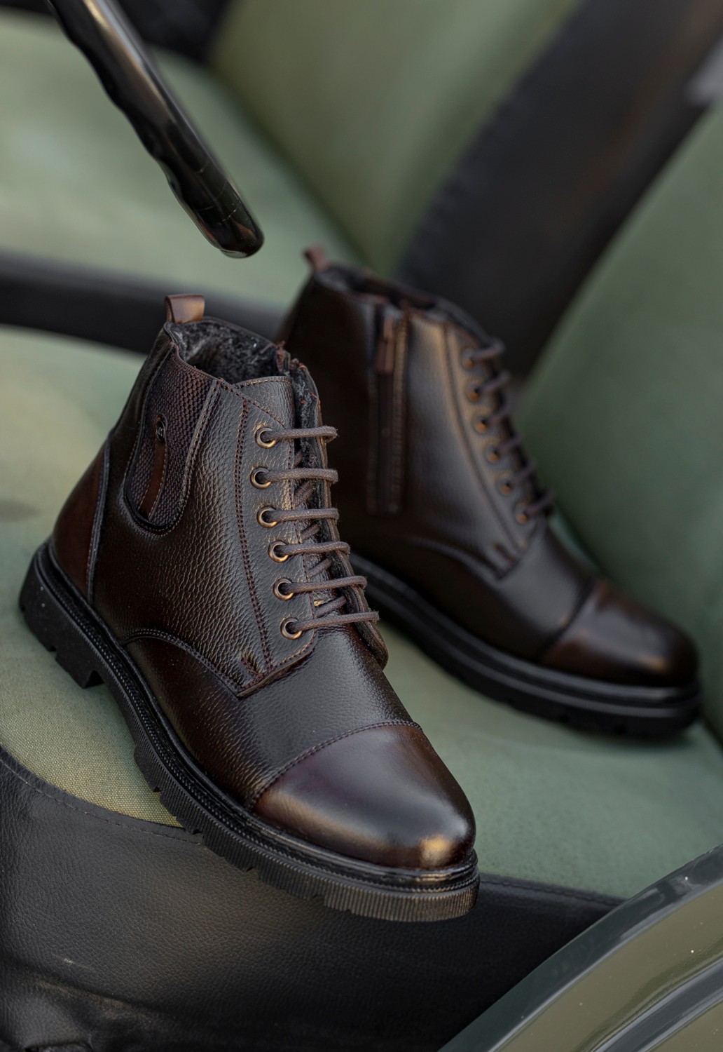 Daxtors Darko Su ve Soğuk Geçirmez Içi Kürklü Unisex 36-46 Büyük Numara Mevcut Bot görsel 4
