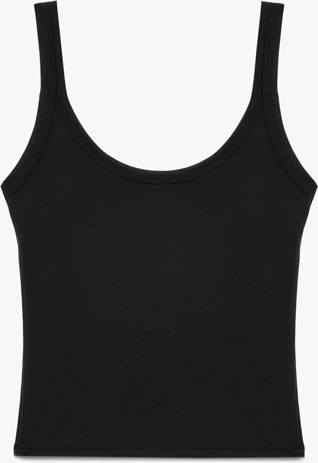 Koton Modal Kumaş Slim Fit U Yaka Askılı Top görsel 7