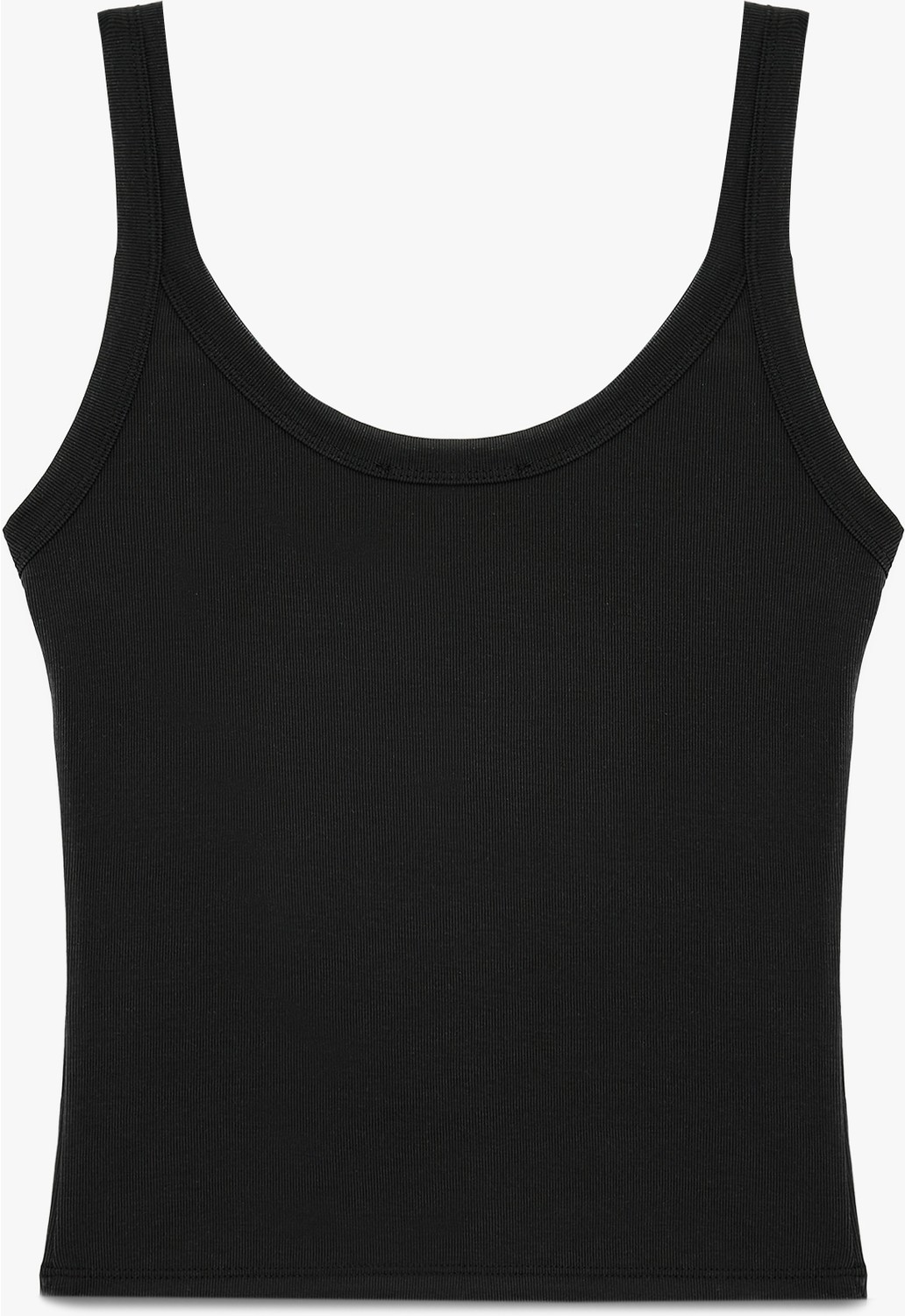 Koton Modal Kumaş Slim Fit U Yaka Askılı Top görsel 8
