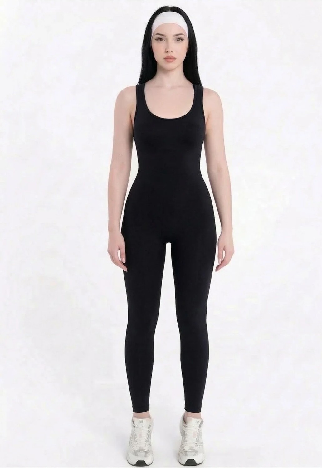 Formactive 1850 Kadın Push Up Askılı Dikişsiz Spor Tulum - Çapraz Sırt Detaylı Spor Yoga Pilates Taytı, Haki XS-S