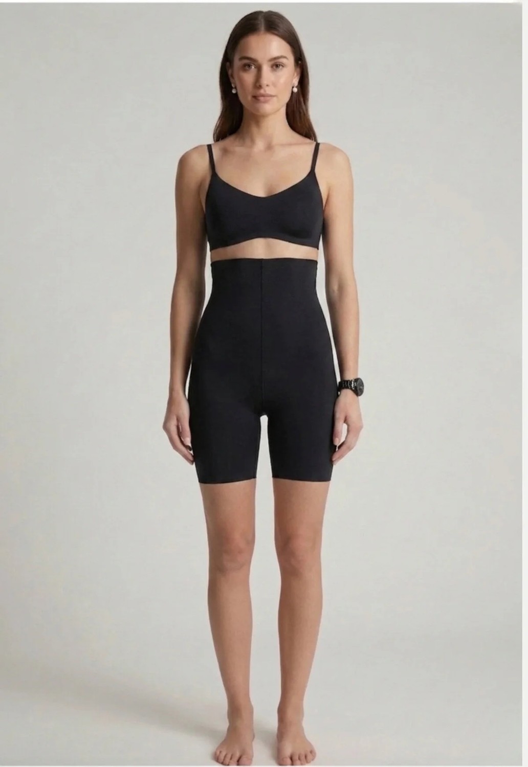 Formactive 3020 Kadın Lazer Kesim Korse - Push Up & Seamless Dikişsiz İç Giyim Siyah XL görsel 5