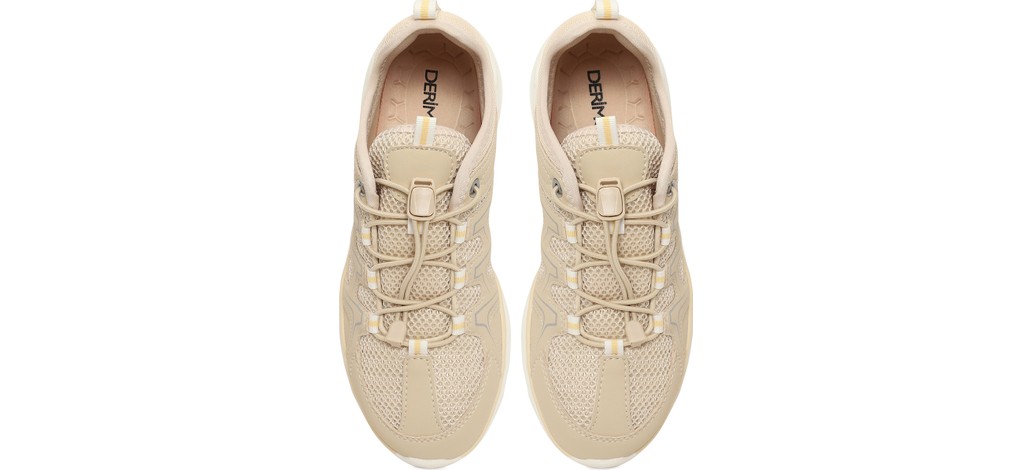 Derimod Kadın Gri Kalın Tabanlı Sneaker 26PFE496214 görsel 4