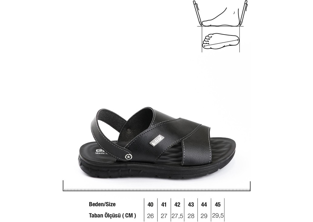 Gezer 12481 Yazlık Erkek Terlik Sandalet görsel 2