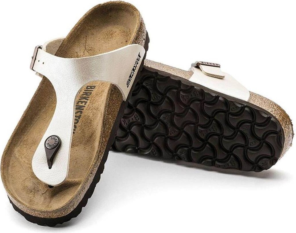 Birkenstock Gizeh Bf Kadın Ekru Terlik görsel 8