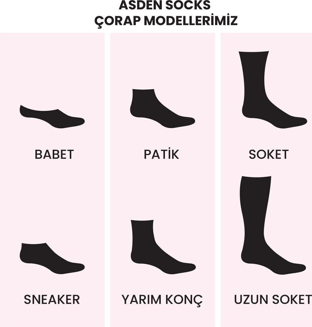 Die Grup Bambu Kadın Beyaz Soket Çorap 12'li Paket, Yıkamalı, Burun Dikişsiz görsel 4