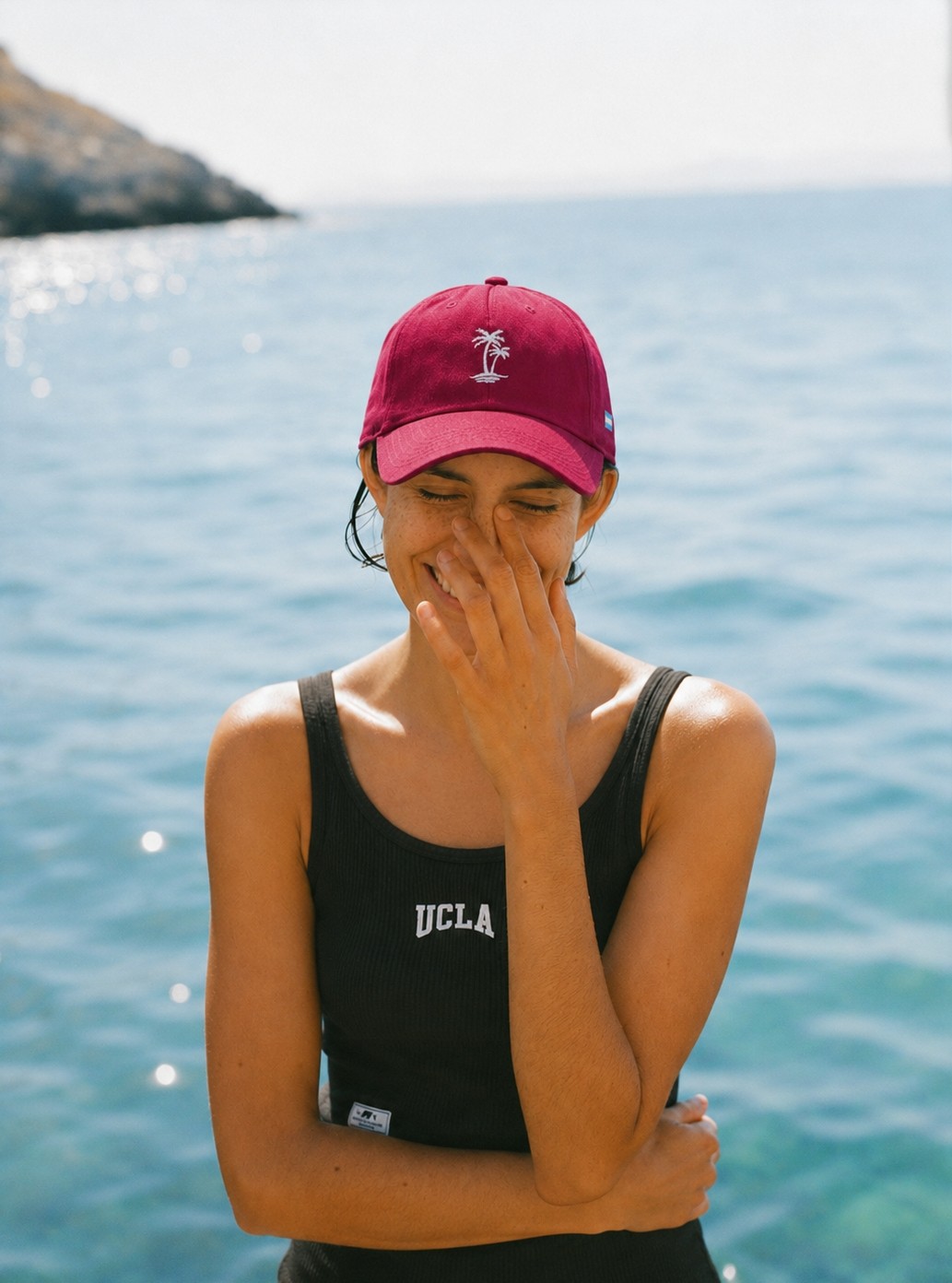 Ucla Anıston Bordo Baseball Cap Nakışlı - Unisex Şapka