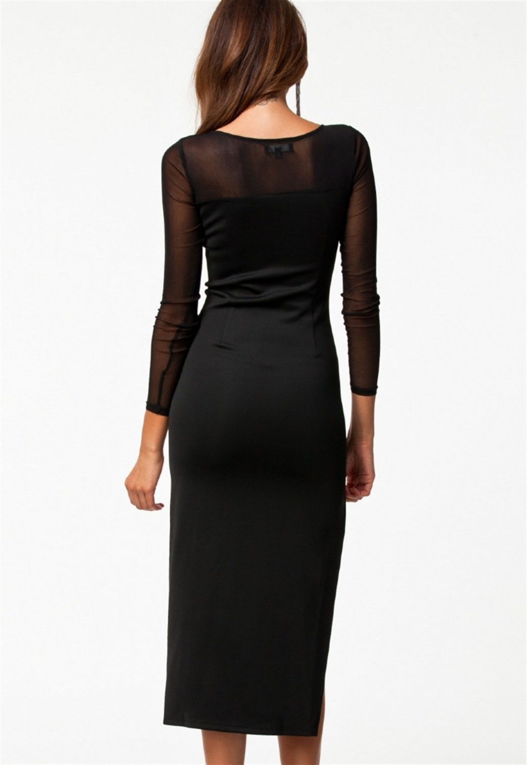 Çamaşır Kenti B100775 Uzun Kısa Moda Elbise görsel 2