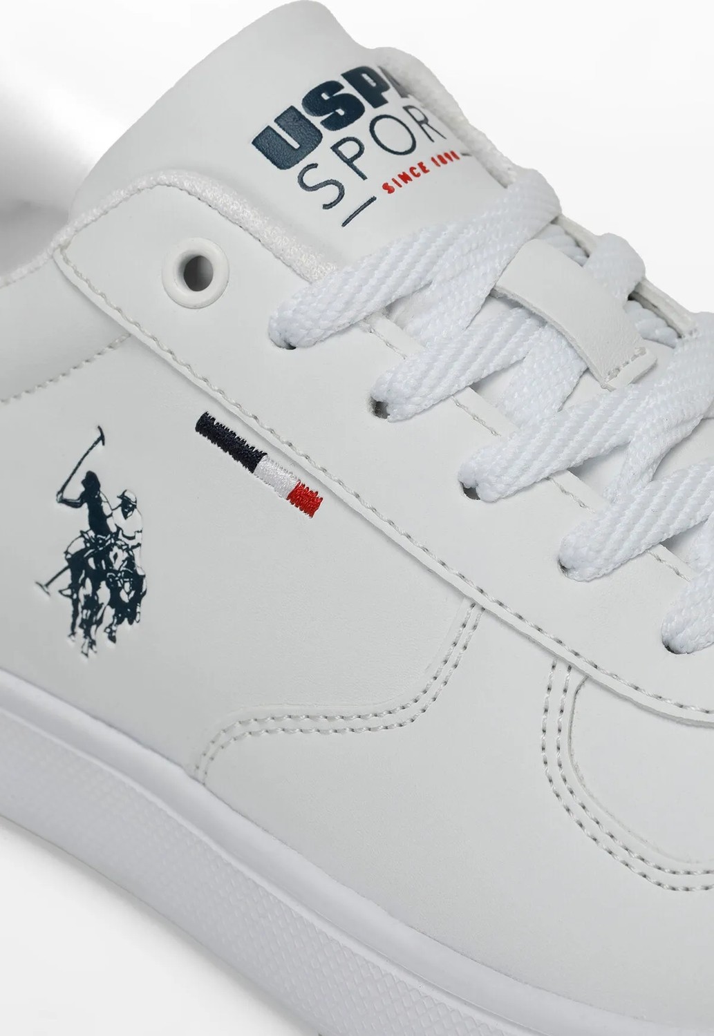 U.S. Polo Assn. Thunder 5fx Erkek Günlük Ayakkabı Suni Deri Düz Taban Beyaz Renk görsel 8