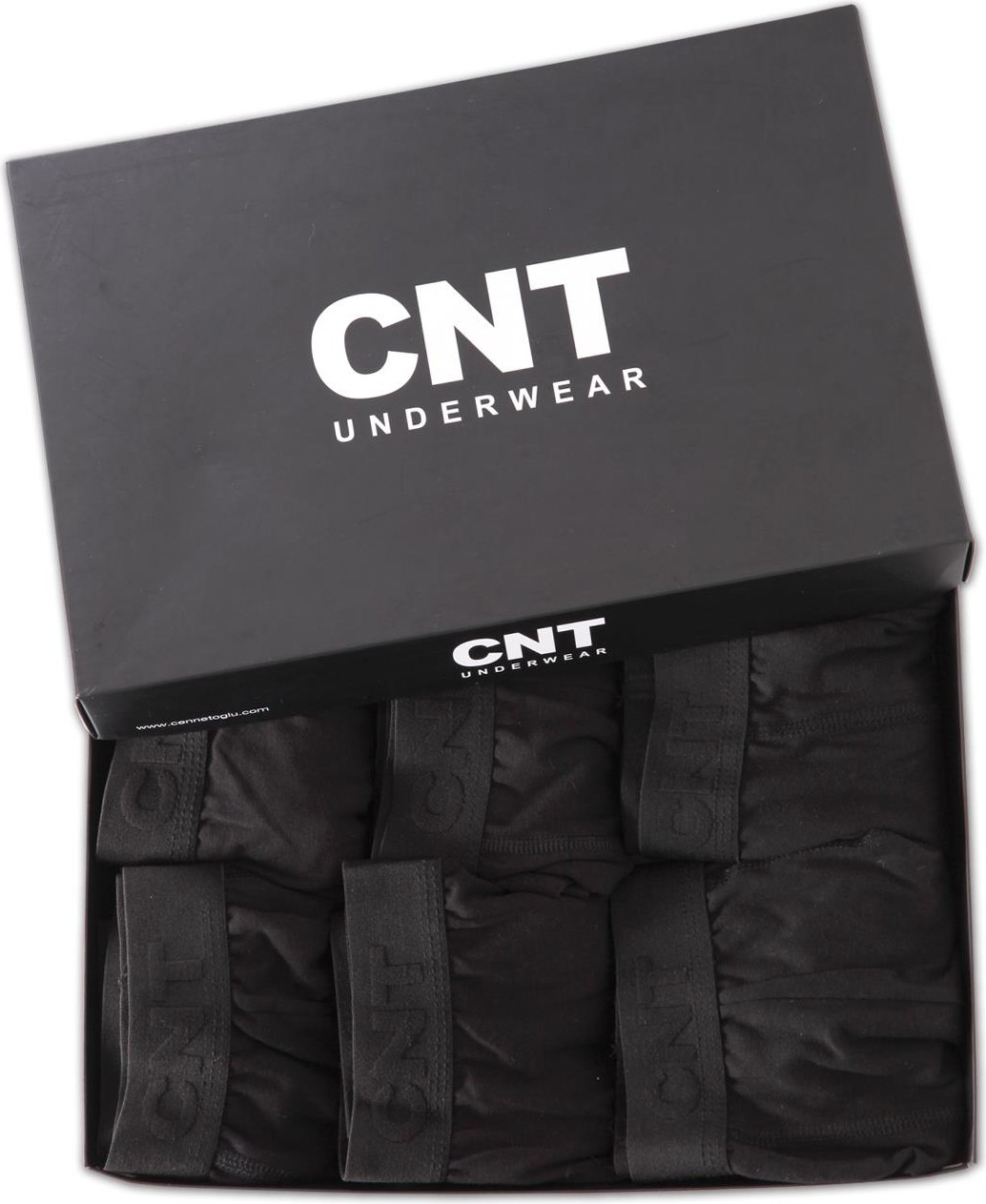 Cnt Erkek Boxer Düz Desenli 3XL Likralı Premium Paket 6'lı Konforlu İç Giyim Seti