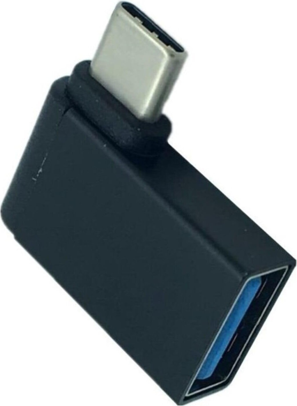 Aesco 4658 Type C 3.1 To USB 3.0 Şarj 90 Dirsek Köşe Çevirici Dönüştürücü Adaptör görsel 2
