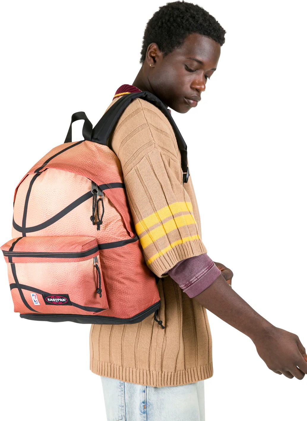 Eastpak Basketball Pak'r Unisex Kahverengi Sırt Çantası EK0A5BN65Z71 görsel 2