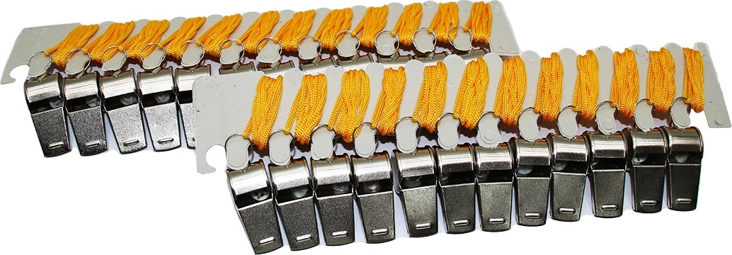 24 Adet Metal Düdük